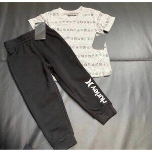 NWT Hurley Jogger & Tee Set Boys Size 4T